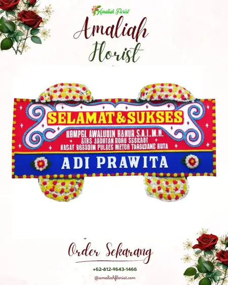 Papan Bunga Ucapan Selamat Sikabau