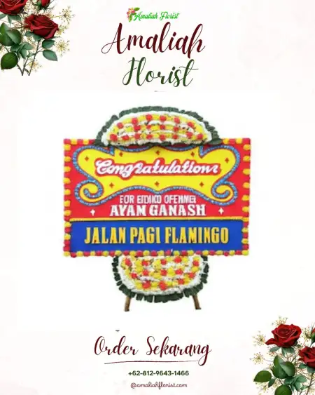 Sewa Papan Bunga Sikabau